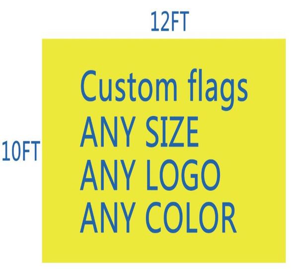 DHL Frshpping Football Teamclub Flag Custom Make 10x12 ft Digitaldruck 100D Polyester Pongee Benutzerdefinierte Flagge6743959