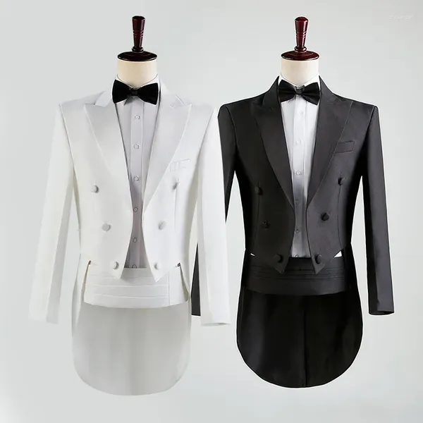 Ternos masculinos Performance de palco masculino Tuxedo da corte britânica Tuxedo