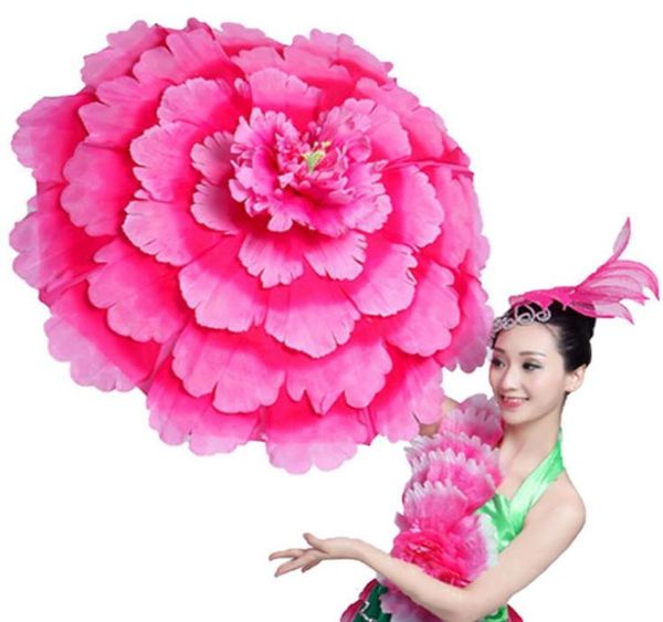 70cm Retro Chinese Peony Flor Umbrella Props Dança Propções de casamento Pógrafo Fancy Dress 80cm 90cm 100cm 110cm4333863