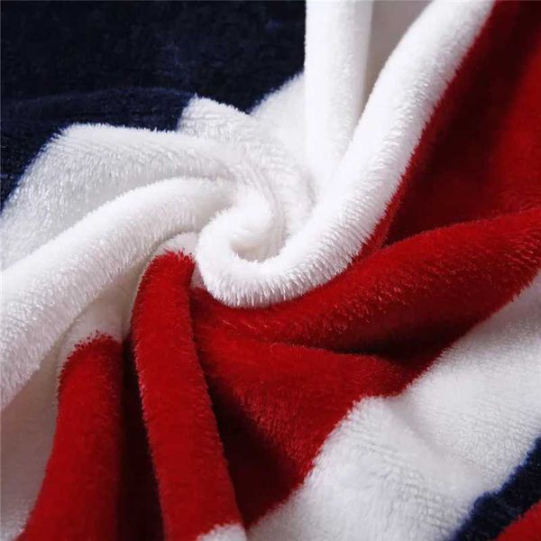 Coperte USA USA UNITE America Bandiera coperta UK Canada bandiera morbida in pile calda lancio casa peluche fogli divani per la copertura del divano