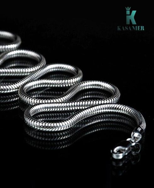 Promozione del lotto da 10 pezzi intero 925 collana argentata in argento gioiello serpente catena di serpenti da 3 mm in fabbrica 3292658