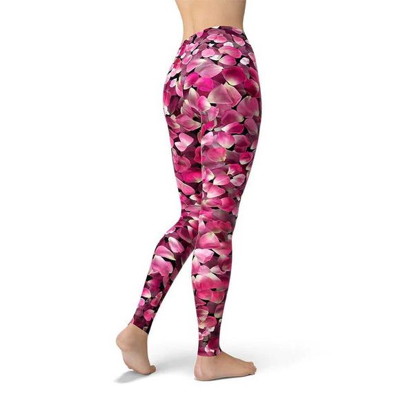 Leggings femminile primavera ed estate Nuove spinte di fiori con fit Slim-fit Lavori quotidianamente indossa pelle comoda cutanea e miti d'appalto per le donne con i pantaloni sottili Y240508