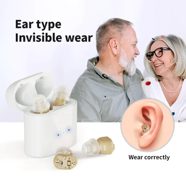 Monitora Mini Style Afisos Aparelhos auditivos Preços de som recarregável Máquina de ouvido invisível ouve ajuda para idosos