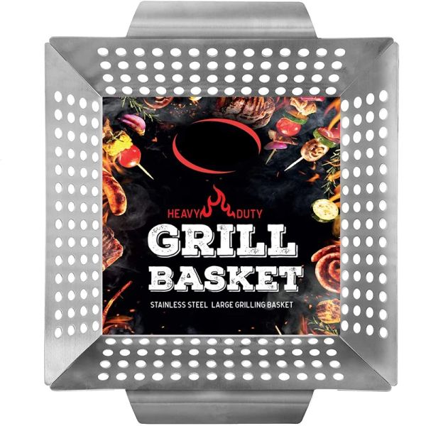 Грлины Lmejma Grill Basket для овощей корзины для гриля из нержавеющей стали.