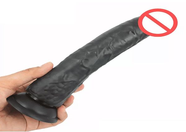 5 colori lunghi Dick Big Dick Black Sex Dildo Dongs DEMMA MASTURBAZIONE SESSO PERSE SESSO FINO PENIS CACK DI SILICONE REAListica per donne Adulto Produ8254630