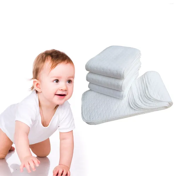Toalha Baby White White Washable Algodão Cuidado Infantil Cuidado Muslin Burp Toalhas de banheiro macio Rápido