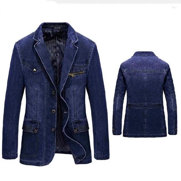 Abiti da uomo giacche da abbigliamento in jeans giacche da uomo blazer jeans di lusso giacca da cowboy