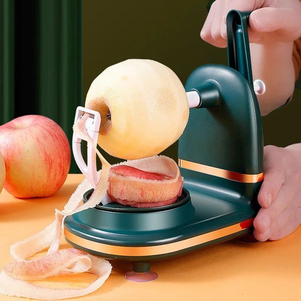 Mele da cucina portatile pelar di frutta a pera rimuovere gli strumenti di peeling rotante a mano a mano slicer core adatti per più dimensioni 240508