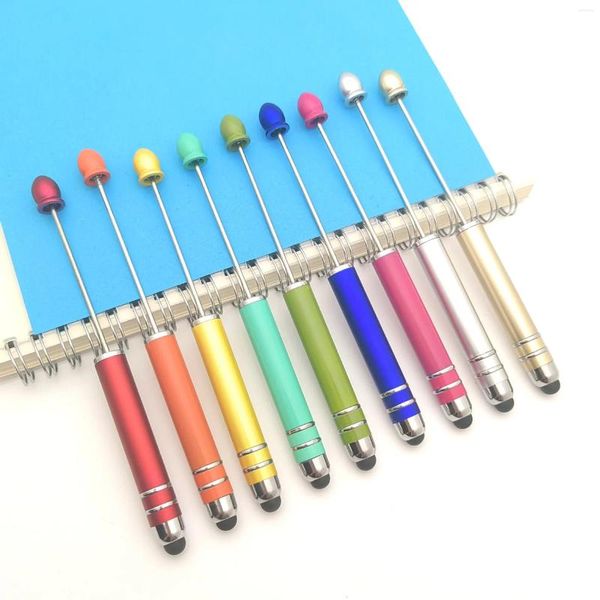 14pcs Touchscreen Perlen Pen DIY Niedliche Puzzle Kugel Mobile iPad Perlenstifte Business Office Geschenk