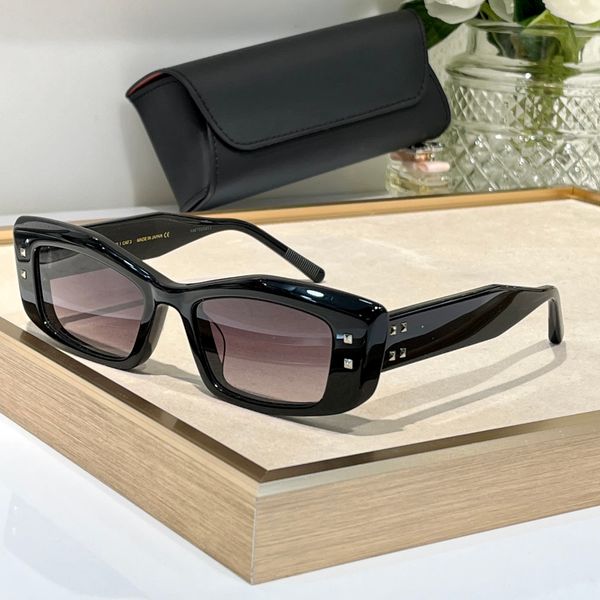 Mode-Sonnenbrille für Frauen und Männer beliebte VLS 109 Sommer Designer Square Rivet Styles Anti-Ultraviolett UV400 Retro Plattenacetat Full-Frame-Brille Random Box