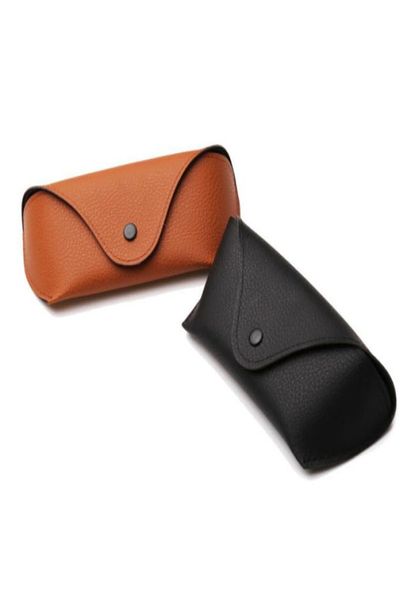 Fashion Classic Brown Black Sunglasses Soft Case Retro Design Leatherces Box Lunettes Gafas Eyeglass Case High Caffice7163009