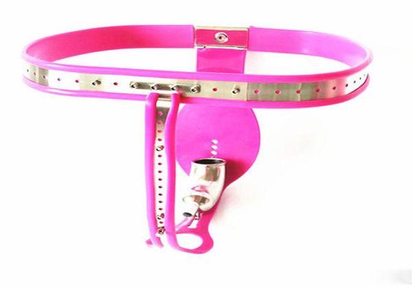 Dispositivi Cintura in acciaio inossidabile Model-T maschio completamente regolabile con tubo di urina morbida del cazzo BDSM Bondage Sex Toys Device3199811