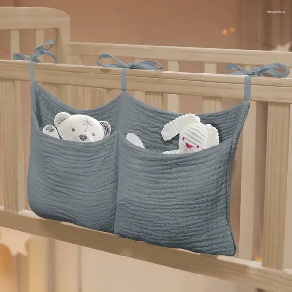 Parti di passeggino a doppio strato Pocio Pure Cotton Batton Borsa di stoccaggio tascabile