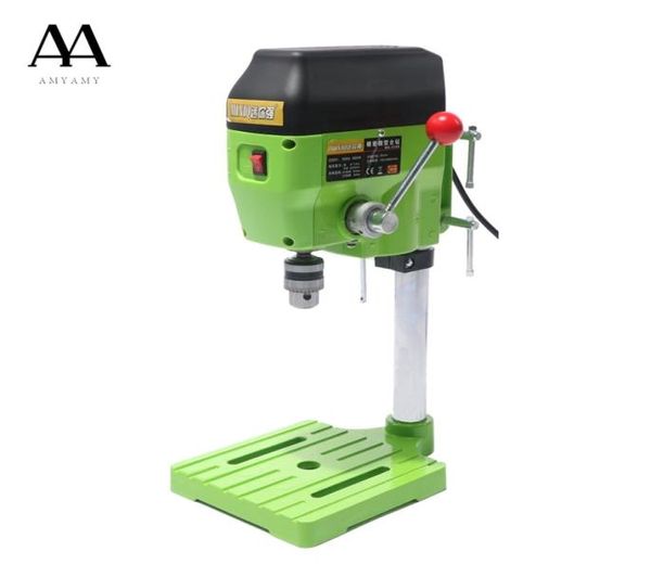 Amyamy Mini Drill Drill Drill Drill Pressione Banco Pequena Máquina de perfuração Banco de trabalho UE 580W 220V 5169A 201261741737