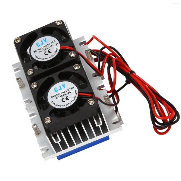 Bolsas de armazenamento 144W Refrigeração de refrigeração termoelétrica Peltier 12V Sistema de resfriamento de ar condicionado de ar condicionado 12V Diy Kit