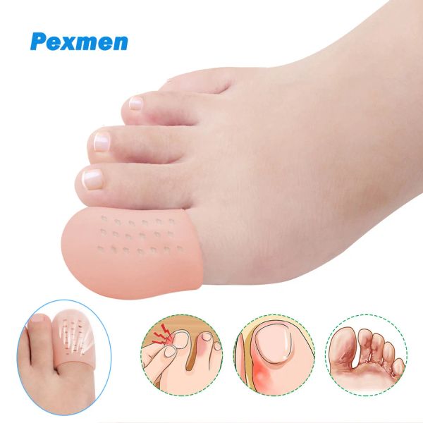 Tool Pexmen 2/4pcs Jel Toe Koruyucular Ayak Papaları Mısırlar için ağrıyı önlemek ve batık ayak tırnakları büyük ayak parmağı kapakları