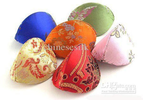 Shell a buon mercato a buon mercato Mini gioielli regalo bottegne regalo Silk Brocade Case di imballaggio Rustic Angelia per matrimoni Rustic Case di imballaggio 210 PCSLOT9089046