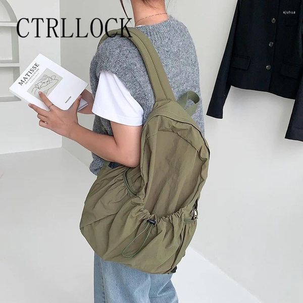 Рюкзак Ctrllock Случайный шикарный нейлоновый школьник.