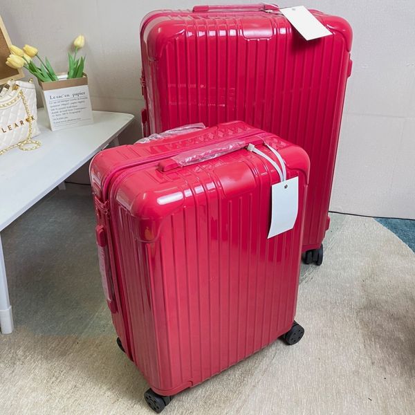 Gepäck Name Marke Koffer Heißverkauf Luxus Mode große Kapazitätsbox mit Schutzabdeckung und Gepäck -Tag Universal Wheel Boarding Box