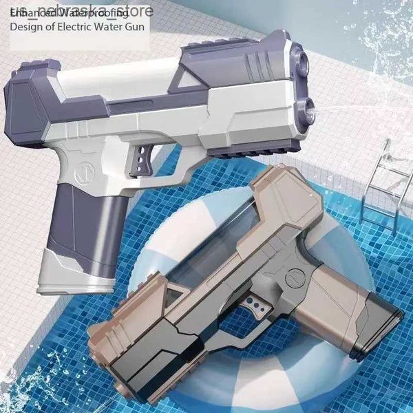 Sand Play Water Fun Divertido Handmade Desert Eagle Gun Boys And Girls Summer Beach Toy ao ar livre Game Childrens Presente Q240408