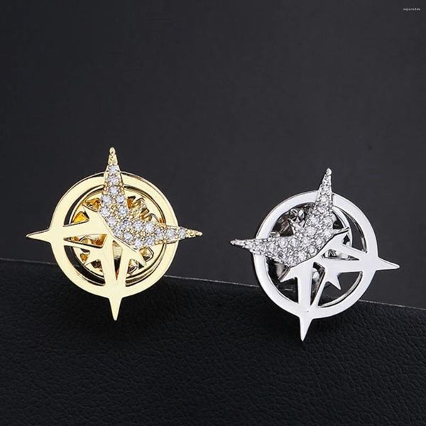 Spille Trendy Luxury Star UNISEX SEMPLICE SINGOLA ORIGINALE Origine Pin per spille per donne Regali di gioielli Disponti di caduta del colletto