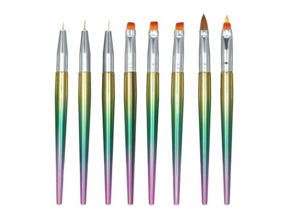 Set di pittura a pennellata a pennello per unghie utilizzato per disegnare motivi set di strumenti per utensili 9003811