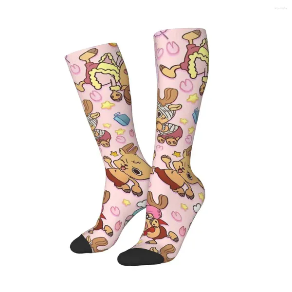 Meias masculinas One Piece Tony Chopper Unissex Winter Warm Street Happy Street Sock Crazy Sock