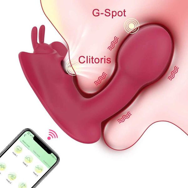 Diğer Sağlık Güzellik Ürünleri Uygulaması Bluetooth Kelebek Vibratör Kadınlar için Külot Uzaktan Kumanda Giyim G Spot Klitoris Stimülatör Masajı Yetişkinler için Y240503