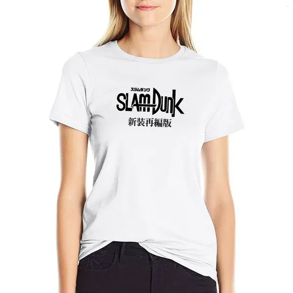 Polos da donna T-shirt per film bianca nera SD Plus Tops Shirt anime Stampa per ragazze vestiti anime Domande sexy