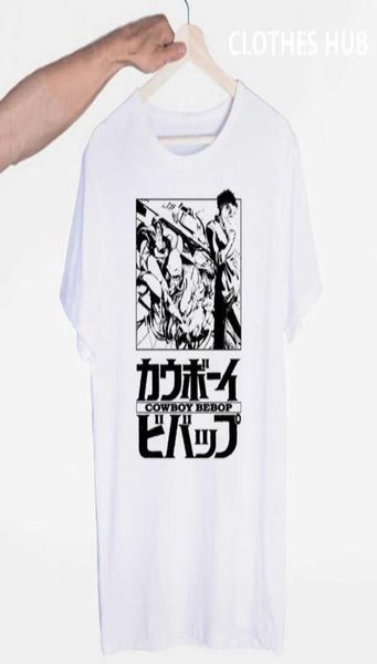 Cowboy bebop giapponese anime Tshirt Oneck maniche corte Summer Fashion Casual Fashi