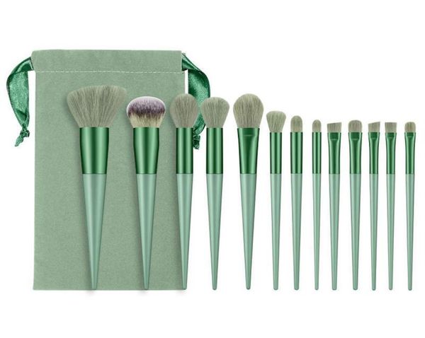 Epacket 13 Pacote de pincel de maquiagem macia e macia para Cosmetics Foundation Blush Powle Shadow Shadow Kabuki Mistura Brush Tools274381447