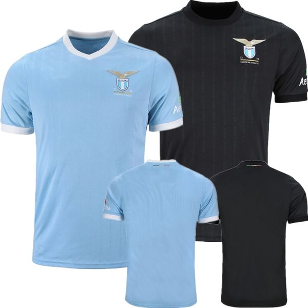 23-24 Lazio Soccer Jerseys de 50 anos imóvel Luis Bastos Sergej Badelj Lucas J.Correa Zaccagni Marusic Fotball Shirts Kit Size S-4xl