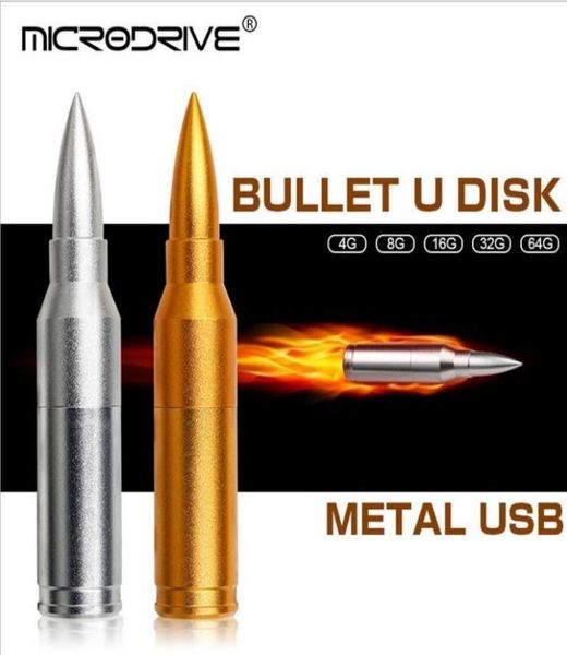 1PCS Bullet U Диск Mental USB 20 высокоскоростной красивой цвет USB -флэш -память привод для хранения хранения 8 ГБ 32 ГБ 16GB6823106