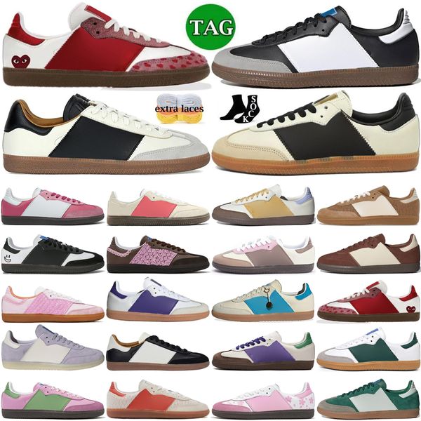 Sambass OG Black Wonder White Red Core Cream Cream Sand Strata Cardboard Collegiate Green Maroon Gold Metallic Silver Skety Sneakers Shoes inter miami cf pink