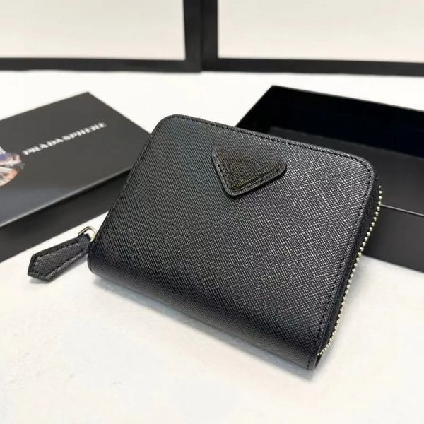 2024 Neue Designer Brieftasche Damen Original Leder Kurzmarke Brieftasche Zero Wallet Herren Brieftasche High -End -Kartenhalter Großhandel ohne Schachtel
