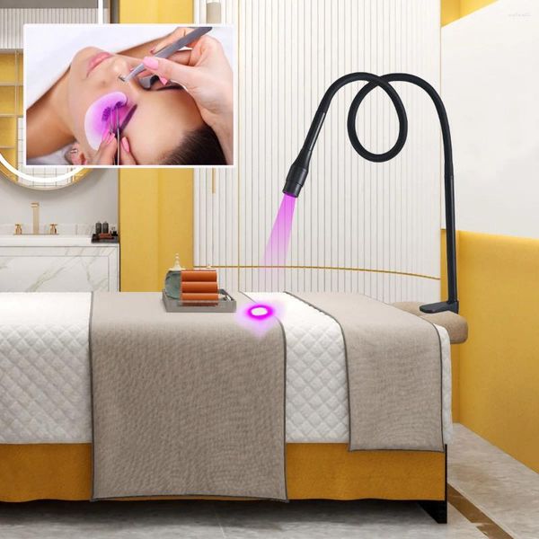 Falsche Wimpern Upgrade 5W UV Lampe transplantieren Kleber Härtung Schönheit U-förmiger Nagel Tattoo Boden LED-Perlen