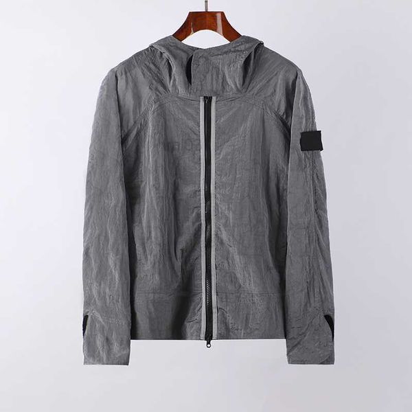 JACETES MENINOS PEDO DE TOP DE QUALIDADE DE MENS DESLIGADOS DE MONS TOPSTONEY CP JACELA NYLON NYLON CASual Casual Coat Star emblema Bordado Jaqueta da Ilha MPQYD1M6