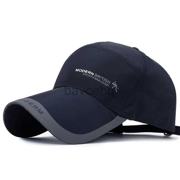 Ball Caps Sports Cap Mens Baseball Cap Шляпа для рыбы на открытом воздухе для печати Mens Caps Длинный козырьк края оттенка Snapback Sun Hat Summer Bone Gorras Hot D240507