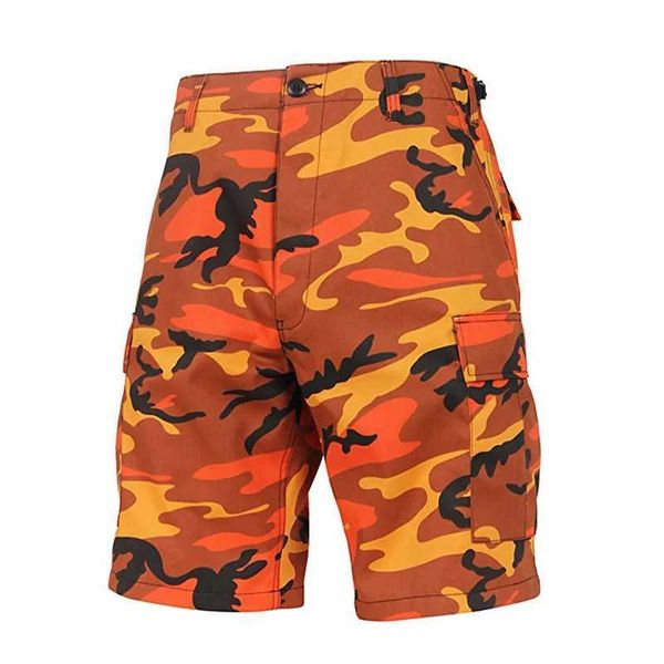 Shorts maschile 2023 Nuovo design 8 colori Disponibile BDU Hip Hop Cotton Cargo Shorts Shorts Abbigliamento Camouflage Summer Military Short T240507