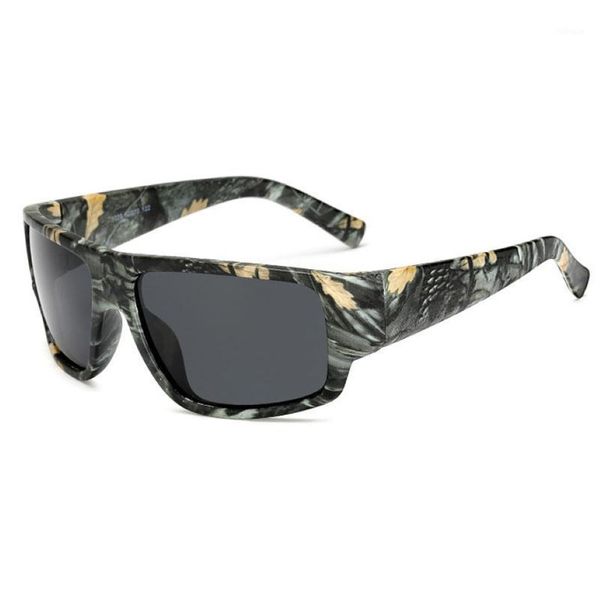 Sonnenbrille Mode Camo Polarisierte Männer quadratische Fahren mit der Top -Qualität -Nachtsicht männliche Gafas UV400 Eyewear 210y