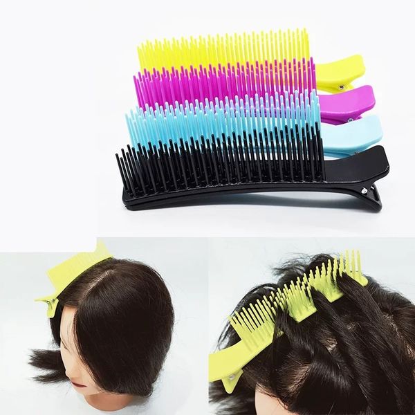 Professionelle Haargriffe Klemmen Salon Haarabschnitt Schnittklammern Kamm Barber Färben Perm Haarstifte Home DIY Barrette Styling