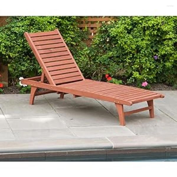 Mobili da campo chaise esterno per il sole per il sole rilassamento ottimo patio o sedia a sdraio sulla spiaggia all'aperto
