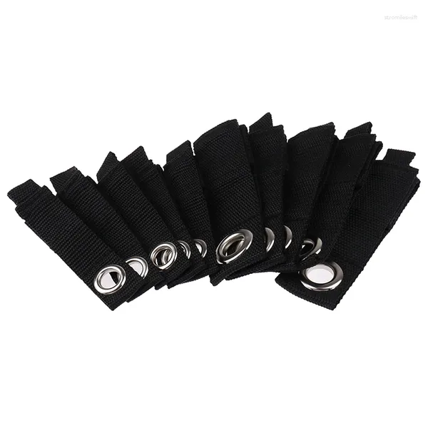 Borse di stoccaggio 5/10pc 25 184 mm/38 260 mm cinghia cavo nylon forti olastici del gancio del gancio del gancio