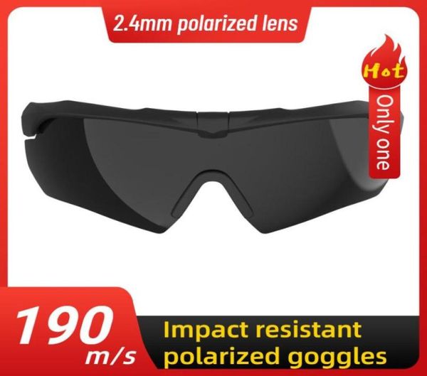 Óculos de sol Highimpacten 166 Recursos polarizados com óculos especiais de tiro militar militar Goggles táticos warfare8913645