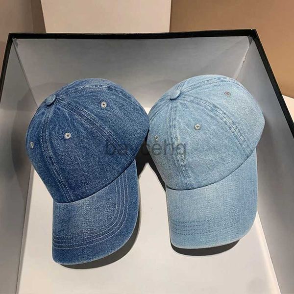 WHXI BALL CAPS JK COREANO SOLIL SOLIL DENIM BASEBOL CAP MAN HOMENS SNAPBACK OUTIRO VISOR HAT CASual Hip Hop Caps de Ponytail Ajuste D240507