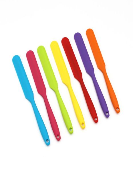 Маленький кремовый сливочный масло Смешивание скребки скребки Spoon Spoon Crash Silicone Baking Cook Tool1248828