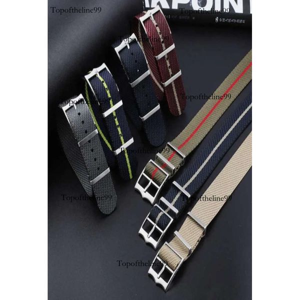 Nylon Strap Strap Premium Belt Watch Band 20mm 22m Sports Sports Military Sports Substituição para Tudor Watch Original Edition