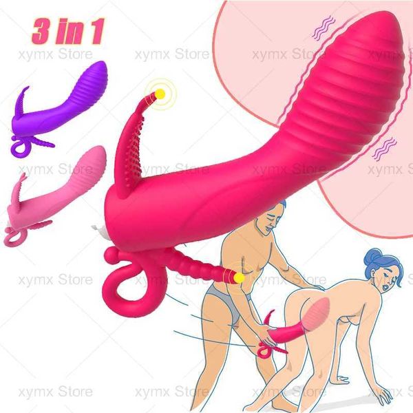Outros itens de beleza da saúde 3in1 g vibrão de vibrador vibrador adulto para brinquedos homens homens orgasmo flertendo brinquedos anal de vagina anal