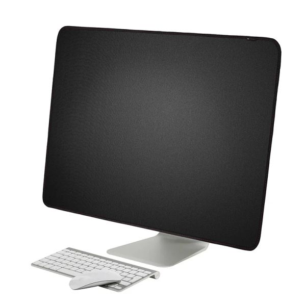 Deckt 21 Zoll 27 Zoll Black Polyester Computer Monitor Staubbedeckung Beschützer mit innerer Weichfutter für den Apple iMac LCD -Bildschirm LA001 ab