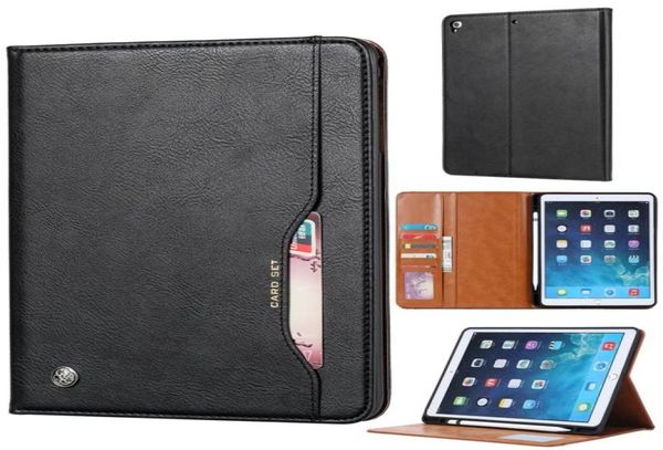 Für iPad Pro Air2 Pro 97039039 2017 2018 Release Vintage Magnetic Smart Flip PU Leder Book Case Tablet Auto Sleepwak8468393
